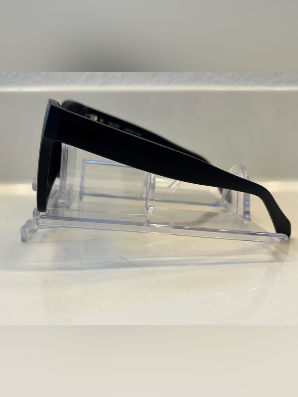Quay Australia Black Square Sunglasses with Gradient Lenses - Picture 5 of 8